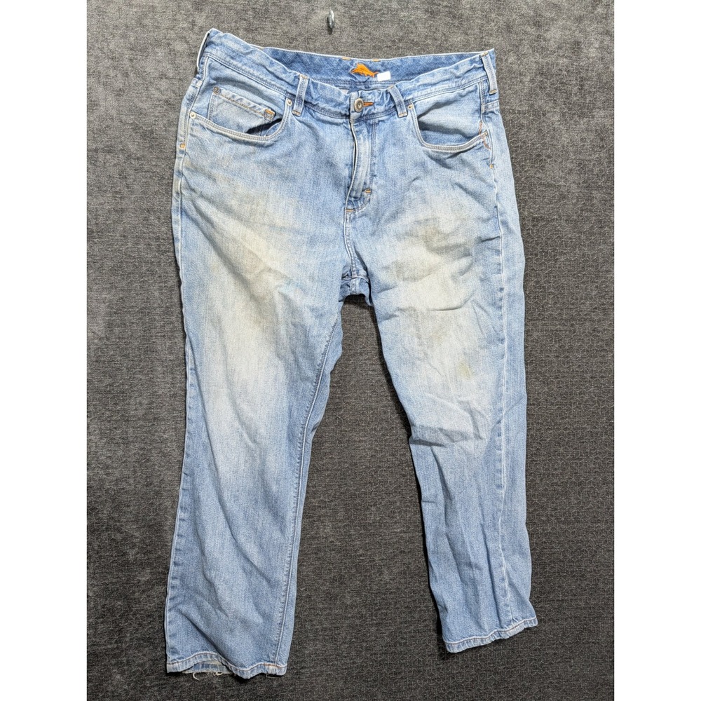 Tommy Bahama Mens Light Wash Denim Relaxed Jeans Blue Size 35x26 1031
